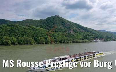 MS Rousse Prestige vor Burg Visegrad 30.04.2019