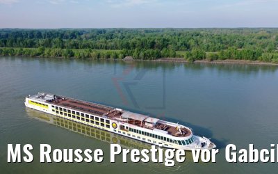 MS Rousse Prestige vor Gabcikovo Schleuse, Donau 02.05.2019