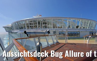 Aussichtsdeck Bug Allure of the Seas