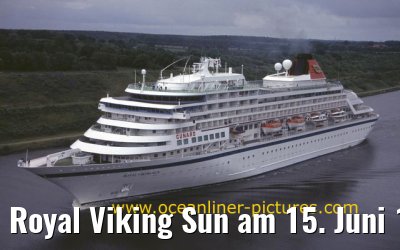 Royal Viking Sun am 15. Juni 1997 im Nord-Ostsee-Kanal