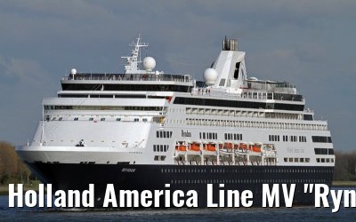 Holland America Line MV "Ryndam" departing Rotterdam, 16. April 2012