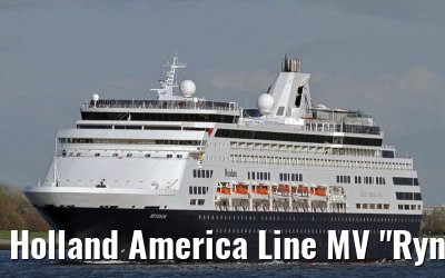 Holland America Line MV "Ryndam" departing Rotterdam, 16. April 2012