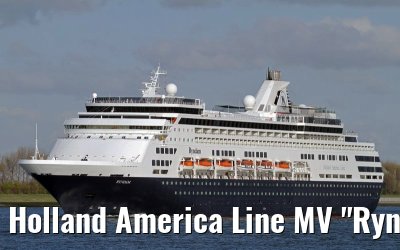 Holland America Line MV "Ryndam" departing Rotterdam, 16. April 2012