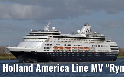 Holland America Line MV "Ryndam" departing Rotterdam, 16. April 2012