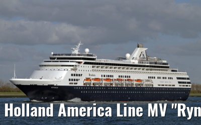 Holland America Line MV "Ryndam" departing Rotterdam, 16. April 2012