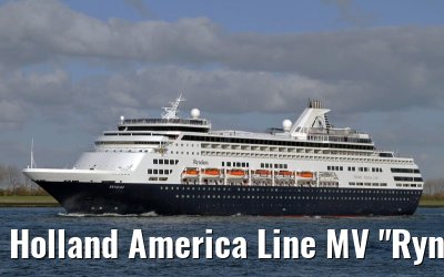 Holland America Line MV "Ryndam" departing Rotterdam, 16. April 2012