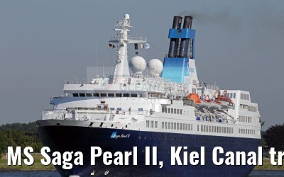 MS Saga Pearl II, Kiel Canal transit, 26.08.2016