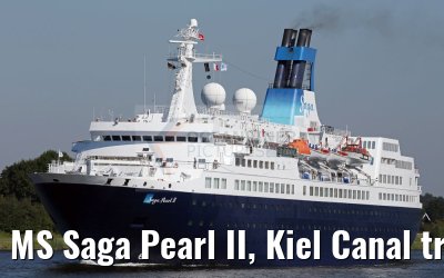 MS Saga Pearl II, Kiel Canal transit, 26.08.2016