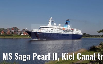 MS Saga Pearl II, Kiel Canal transit, 26.08.2016