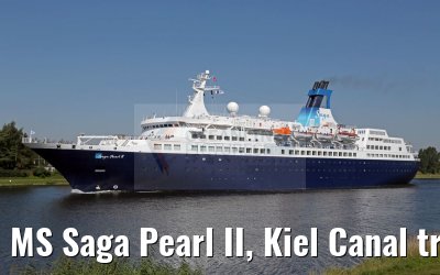 MS Saga Pearl II, Kiel Canal transit, 26.08.2016