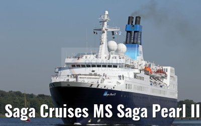 Saga Cruises MS Saga Pearl II 26.08.2016 Kiel Canal transit