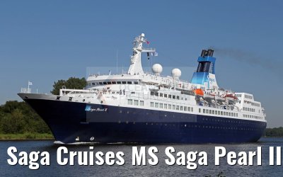 Saga Cruises MS Saga Pearl II 26.08.2016 Kiel Canal transit