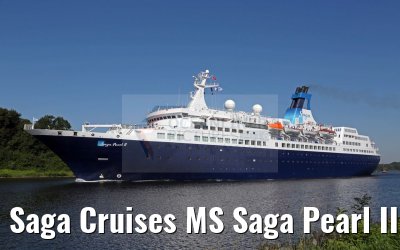 Saga Cruises MS Saga Pearl II 26.08.2016 Kiel Canal transit