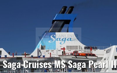 Saga Cruises MS Saga Pearl II 26.08.2016 Kiel Canal transit