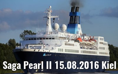 Saga Pearl II 15.08.2016 Kiel Canal transit