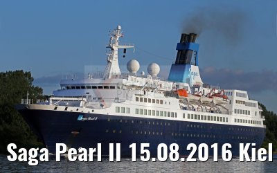 Saga Pearl II 15.08.2016 Kiel Canal transit