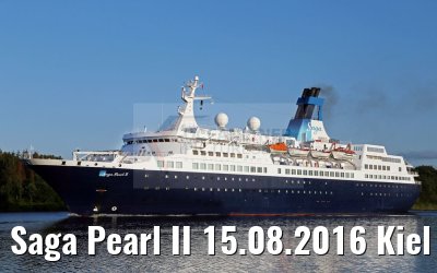 Saga Pearl II 15.08.2016 Kiel Canal transit