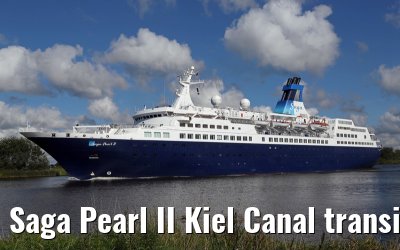 Saga Pearl II Kiel Canal transit 03. September 2014