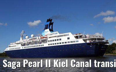 Saga Pearl II Kiel Canal transit 03. September 2014