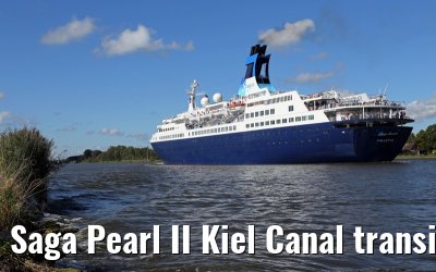 Saga Pearl II Kiel Canal transit 03. September 2014