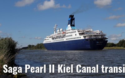 Saga Pearl II Kiel Canal transit 03. September 2014