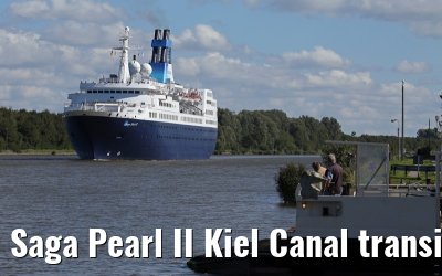 Saga Pearl II Kiel Canal transit 03. September 2014