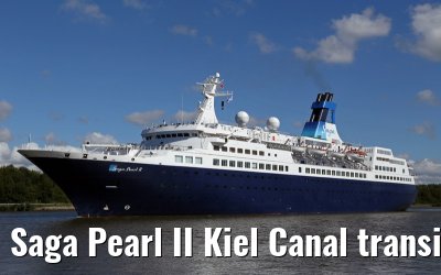 Saga Pearl II Kiel Canal transit 03. September 2014