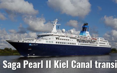 Saga Pearl II Kiel Canal transit 03. September 2014