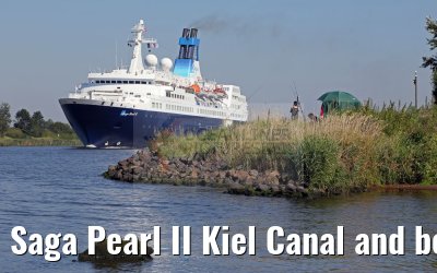 Saga Pearl II Kiel Canal and beach 26.08.2016