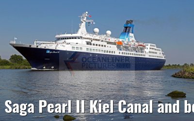Saga Pearl II Kiel Canal and beach 26.08.2016