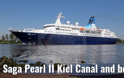 Saga Pearl II Kiel Canal and beach 26.08.2016