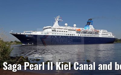 Saga Pearl II Kiel Canal and beach 26.08.2016