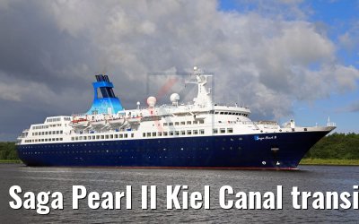 Saga Pearl II Kiel Canal transit 06.08.2017