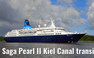 Saga Pearl II Kiel Canal transit 06.08.2017