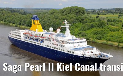 Saga Pearl II Kiel Canal transit 17.06.2018