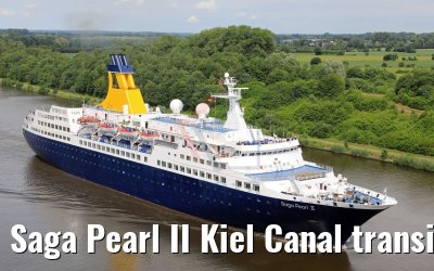 Saga Pearl II Kiel Canal transit 17.06.2018