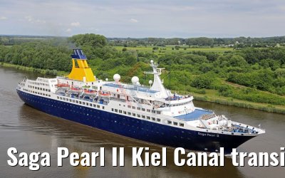 Saga Pearl II Kiel Canal transit 17.06.2018
