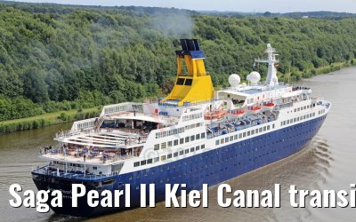 Saga Pearl II Kiel Canal transit 17.06.2018