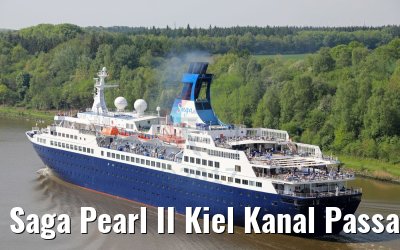 Saga Pearl II Kiel Kanal Passage 18.05.2017