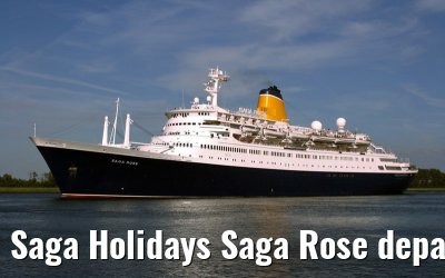 Saga Holidays Saga Rose departing Amsterdam, 25. July 2007