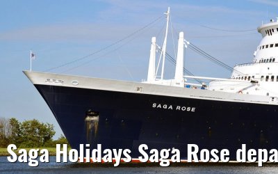 Saga Holidays Saga Rose departing Amsterdam, 25. July 2007