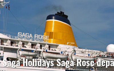 Saga Holidays Saga Rose departing Amsterdam, 25. July 2007