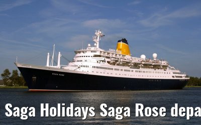 Saga Holidays Saga Rose departing Amsterdam, 25. July 2007