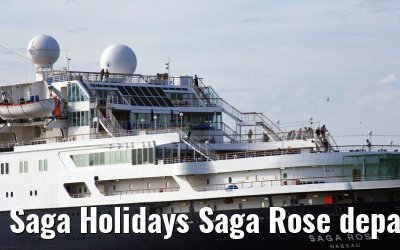Saga Holidays Saga Rose departing Amsterdam, 25. July 2007