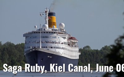 Saga Ruby, Kiel Canal, June 06, 2013