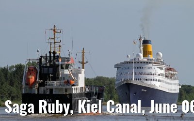 Saga Ruby, Kiel Canal, June 06, 2013