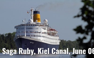 Saga Ruby, Kiel Canal, June 06, 2013