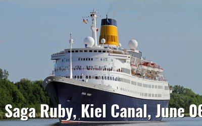 Saga Ruby, Kiel Canal, June 06, 2013
