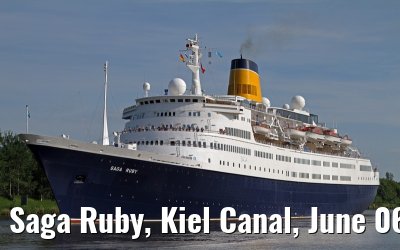 Saga Ruby, Kiel Canal, June 06, 2013