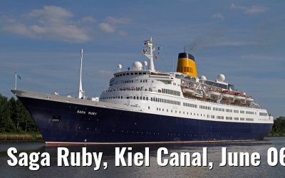 Saga Ruby, Kiel Canal, June 06, 2013